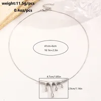 Wholesale Jewelry Elegant Commute Irregular Geometric 201 Stainless Steel Necklace main image 2