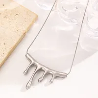 Wholesale Jewelry Elegant Commute Irregular Geometric 201 Stainless Steel Necklace main image 4