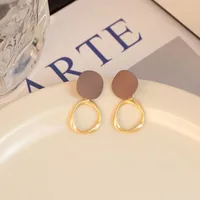 1 Pair Lady Geometric Plating Alloy Drop Earrings main image 1