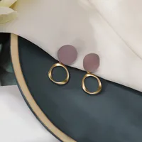 1 Pair Lady Geometric Plating Alloy Drop Earrings main image 3