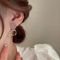 1 Pair Lady Geometric Plating Alloy Drop Earrings main image 4