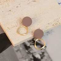 1 Pair Lady Geometric Plating Alloy Drop Earrings main image 5