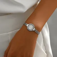 Hip-Hop Retro Punk Round 201 Stainless Steel Bracelets In Bulk main image 7