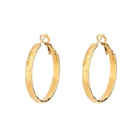 1 Pair Elegant Circle Heart Shape Plating 304 Stainless Steel 18K Gold Plated Earrings main image 5