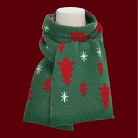 Women's Casual Christmas Tree Snowflake Cotton Acrylic Scarf main image 2