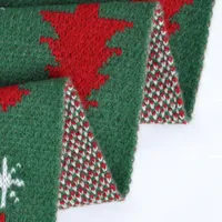Women's Casual Christmas Tree Snowflake Cotton Acrylic Scarf main image 5