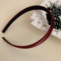 Women's Retro French Style Solid Color Satin Hair Band sku image 3