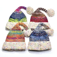Women's Streetwear Color Block Eaveless Wool Cap main image 3