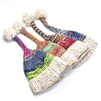 Women's Streetwear Color Block Eaveless Wool Cap main image 2