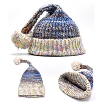 Women's Streetwear Color Block Eaveless Wool Cap main image 4