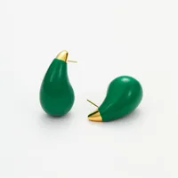 1 Pair Retro Geometric Plating 304 Stainless Steel Ear Studs main image 6