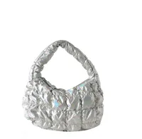 Women's Nylon Solid Color Classic Style Cloud Shape Zipper Handbag main image 3