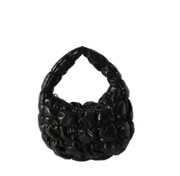 Women's Nylon Solid Color Classic Style Cloud Shape Zipper Handbag sku image 11