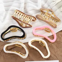 Women's Simple Style Classic Style Solid Color Alloy Hair Claws main image 4