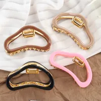 Women's Simple Style Classic Style Solid Color Alloy Hair Claws main image 5