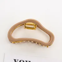 Women's Simple Style Classic Style Solid Color Alloy Hair Claws sku image 3