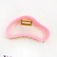 Women's Simple Style Classic Style Solid Color Alloy Hair Claws sku image 1