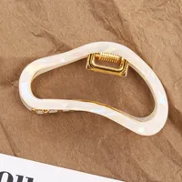 Women's Simple Style Classic Style Solid Color Alloy Hair Claws sku image 6