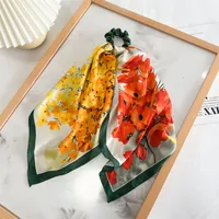 Women's Simple Style Classic Style Flower Satin Hair Tie sku image 1
