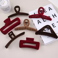 Women's Retro Solid Color Plastic Hair Claws main image 1