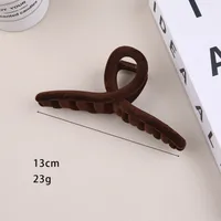 Women's Retro Solid Color Plastic Hair Claws main image 2