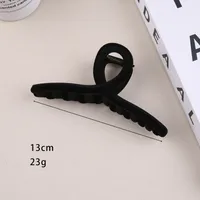 Women's Retro Solid Color Plastic Hair Claws sku image 1