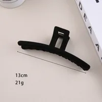 Women's Retro Solid Color Plastic Hair Claws sku image 5