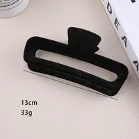 Women's Retro Solid Color Plastic Hair Claws sku image 12