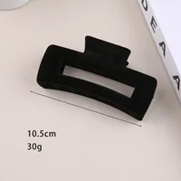 Women's Retro Solid Color Plastic Hair Claws sku image 8