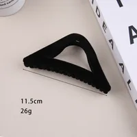 Women's Retro Solid Color Plastic Hair Claws sku image 16