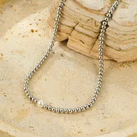 Wholesale Jewelry Lady Ball 304 Stainless Steel Plating Necklace main image 3