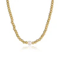 Wholesale Jewelry Lady Ball 304 Stainless Steel Plating Necklace main image 5