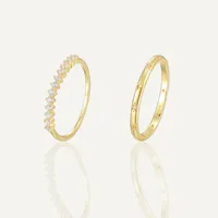 925 Sterling Silver Circle Rings main image 1