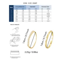 925 Sterling Silver Circle Rings main image 2