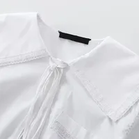 Women's Blouse Long Sleeve Blouses Casual Simple Style Solid Color main image 3