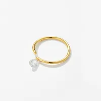 18K Gold Plated White Gold Plated 925 Sterling Silver Zircon Solid Color Open Rings main image 6