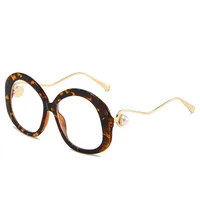 Vacation Classic Style Streetwear Geometric Pc Round Frame Full Frame Glasses sku image 10