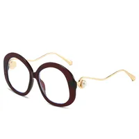 Vacation Classic Style Streetwear Geometric Pc Round Frame Full Frame Glasses sku image 11