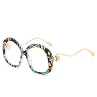 Vacation Classic Style Streetwear Geometric Pc Round Frame Full Frame Glasses sku image 12