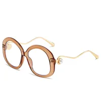 Vacation Classic Style Streetwear Geometric Pc Round Frame Full Frame Glasses sku image 13