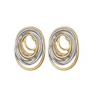 1 Pair Simple Style Geometric 304 Stainless Steel Ear Studs main image 2