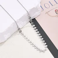 Wholesale Jewelry Casual Modern Style Simple Style Leaves Oval Heart Shape 304 Stainless Steel Handmade Polishing Jewelry Set main image 2