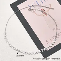 Wholesale Jewelry Casual Modern Style Simple Style Leaves Oval Heart Shape 304 Stainless Steel Handmade Polishing Jewelry Set main image 5