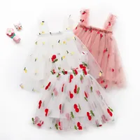 Elegant Classic Style Printing Daisy Spandex Girls Dresses main image 1
