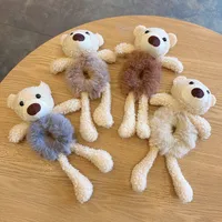 Women's Cartoon Style Cute Bear Cloth Hair Tie main image 1
