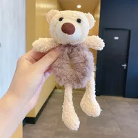 Women's Cartoon Style Cute Bear Cloth Hair Tie sku image 2
