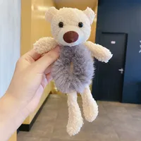 Women's Cartoon Style Cute Bear Cloth Hair Tie sku image 1