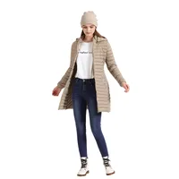 Women's Simple Style Solid Color Zipper Zipper Coat Cotton Clothes main image 4