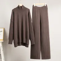 Casual Daily Women's Streetwear Solid Color Nylon Polyester Polyacrylonitrile Fiber Pleated Pants Sets Pants Sets sku image 6