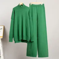 Casual Daily Women's Streetwear Solid Color Nylon Polyester Polyacrylonitrile Fiber Pleated Pants Sets Pants Sets sku image 10